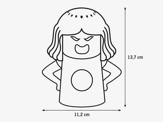 Mikrowellenreiniger Lila + Grün