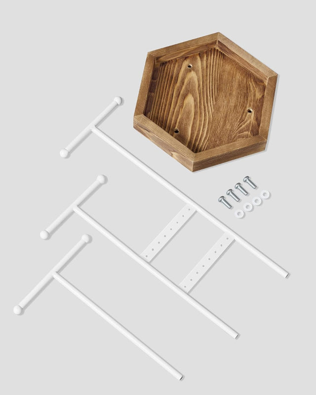 Schmuckständer Schmuckhalte, 4 getrennte Bereiche Metall