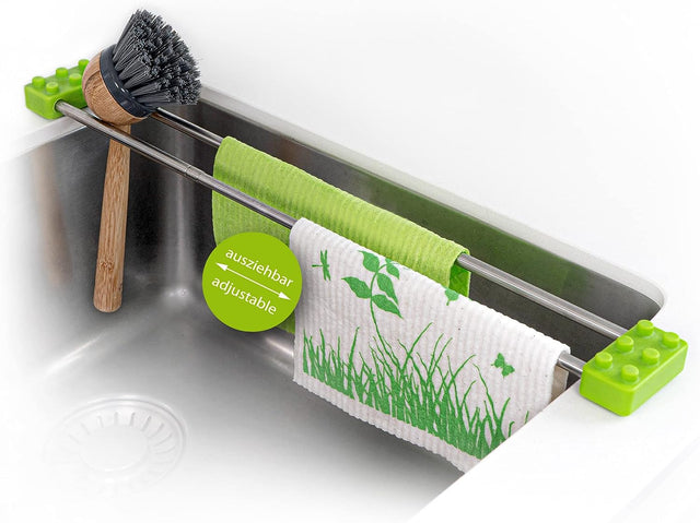 drip.line Spültuchhalter mit Nopen oben grün