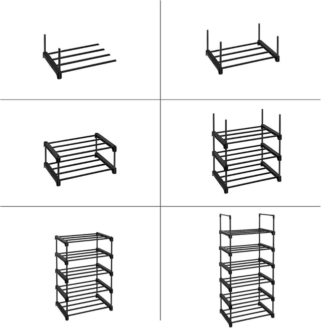 Schuhregal Schuhschrank mit 6 Ebenen