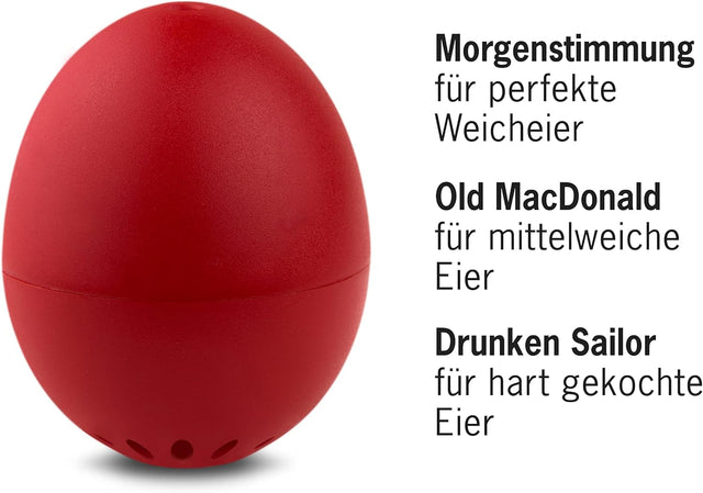 Singende Eieruhr Classic rot