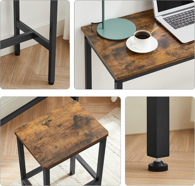 Bartisch Set Industrie Design Vintagebraun Tintenschwarz von guteszeug.ch