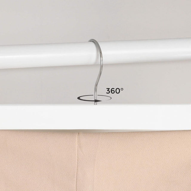 Hosenbügel Holz verstellbare Klammern 8er Set