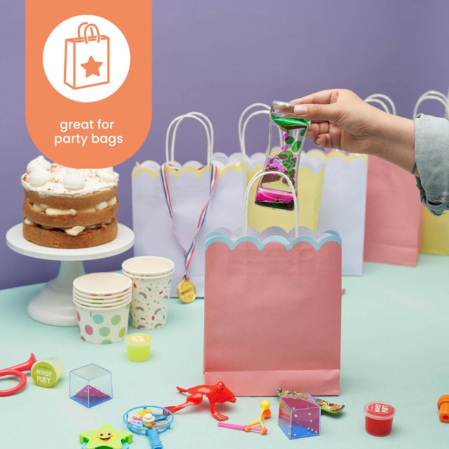 Flüssige Sanduhr Liquid Motion Timer pink grün