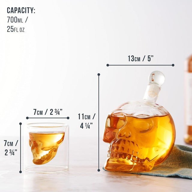 Whisky Gläser & Dekanter Schädel