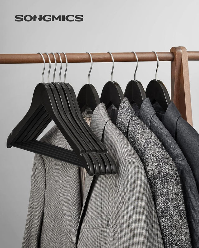 Kleiderbügel Holz 10er Set Rutschfest