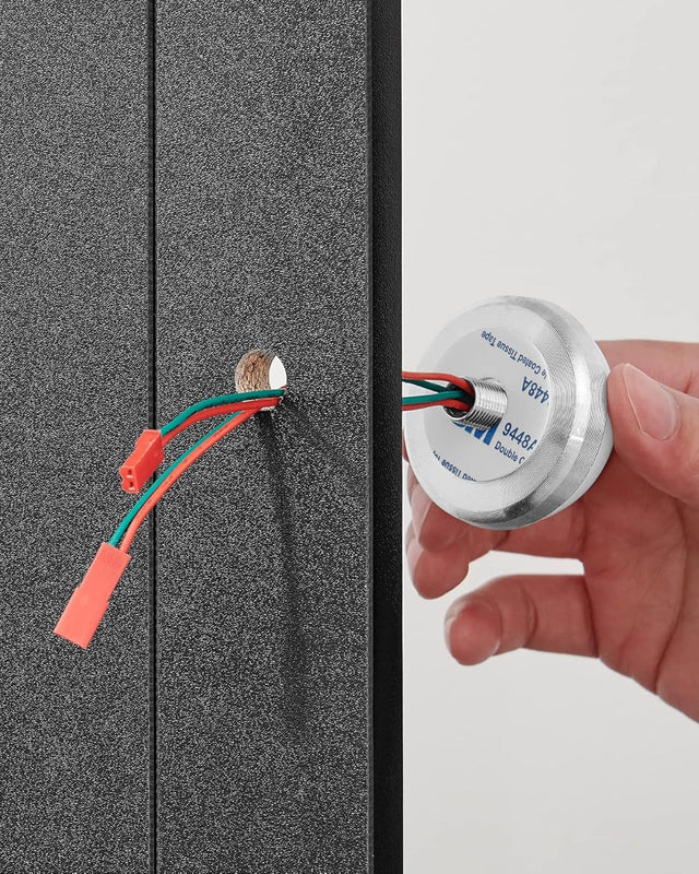 Schminktisch LED Spiegel Schubladen modern schwarz