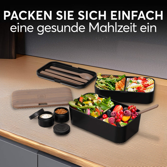 Nestable L Walnut Black Nestable