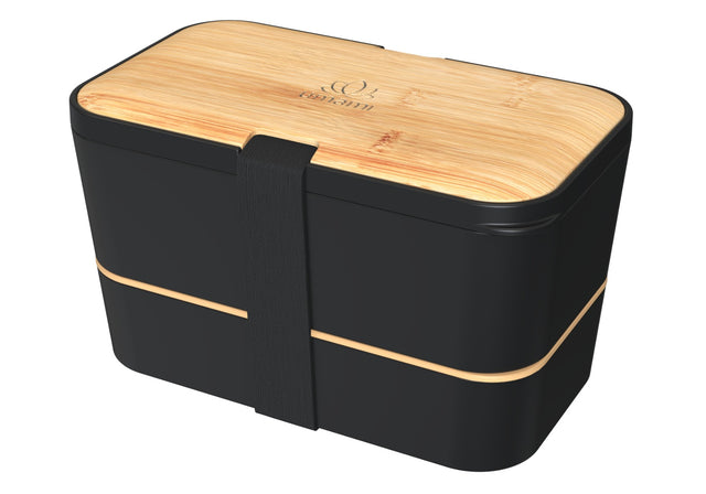 Nestable L Bamboo Black