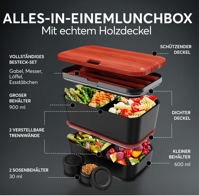 Nestable L Rosewood Black Nestable