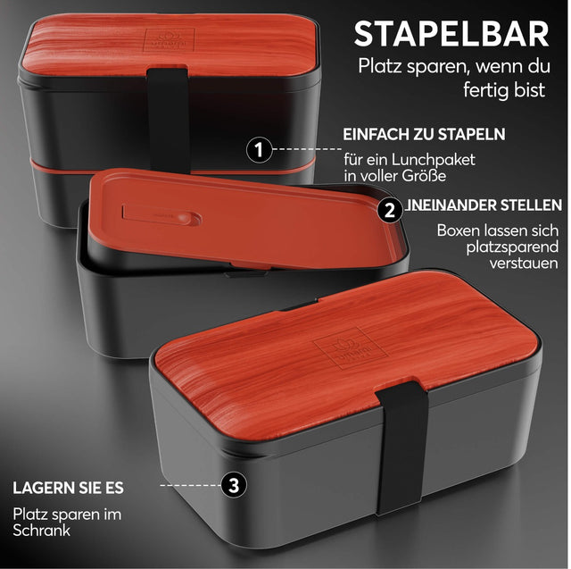 Nestable L Rosewood Black Nestable