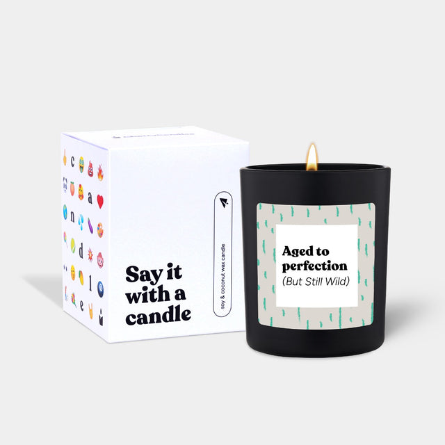 Duftkerze Schwarz Woody Aged to perfection