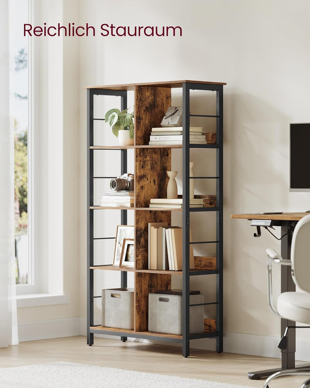 Regal mit 4 Ebenen vintagebraun