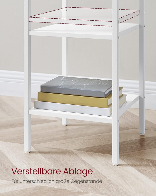 Nachttisch Hoch Modern mit Schublade Weiss