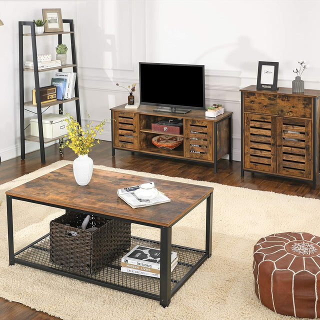 Bodenschrank mit Schublade rustikales Braun