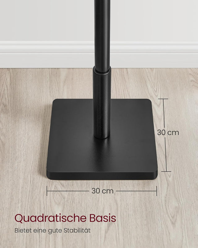 Garderobenständer Massivholz Baumform Tintenschwarz