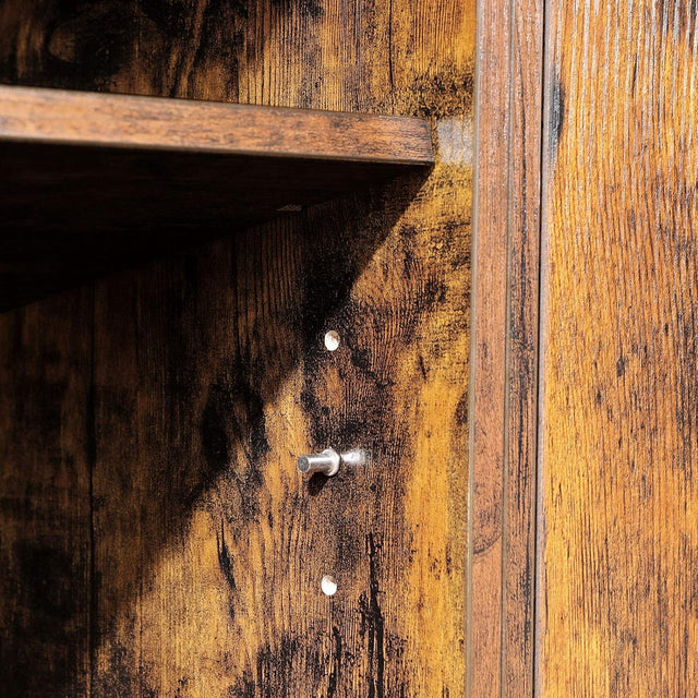 TV-Schrank mit Türen, vintagebraun von Songmics