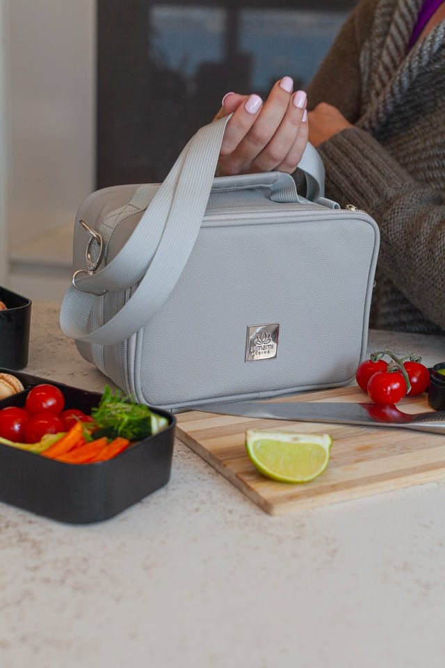Insulated Lunch Bag Cool Grey Premium