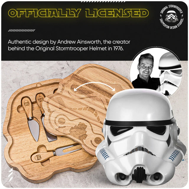 Käsebrett inkl. Messer-Set Stormtrooper