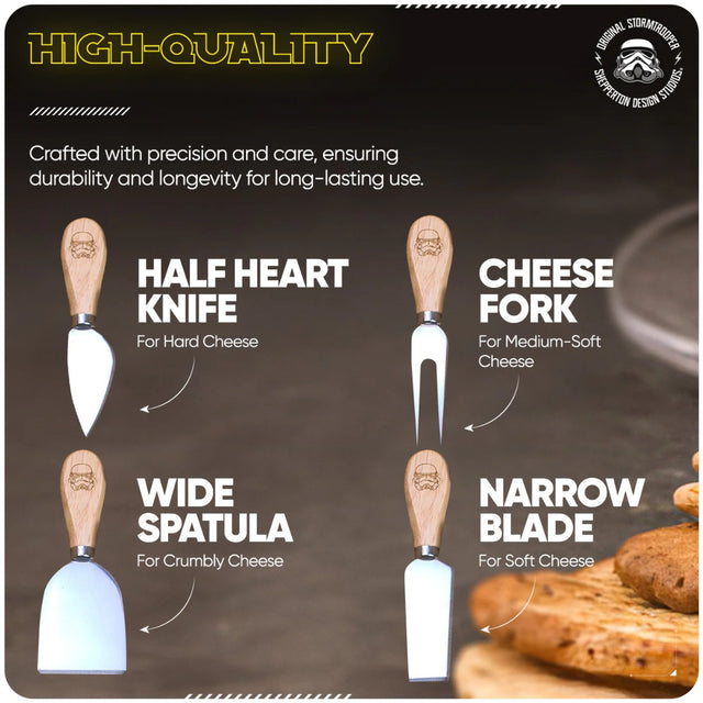 Käsebrett inkl. Messer-Set Stormtrooper