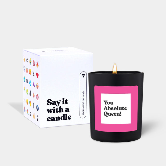 Duftkerze Schwarz Flowery You Absolute Queen!