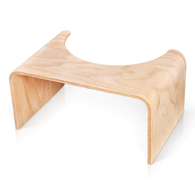 Toilettenhocker Holz Natur