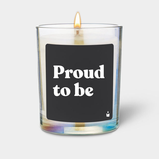 Duftkerze Rainbow Flowery Proud to be