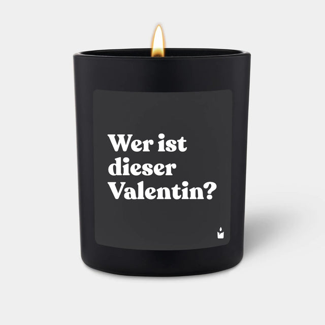 Duftkerze Schwarz Flowery Wer ist dieser Valentin?