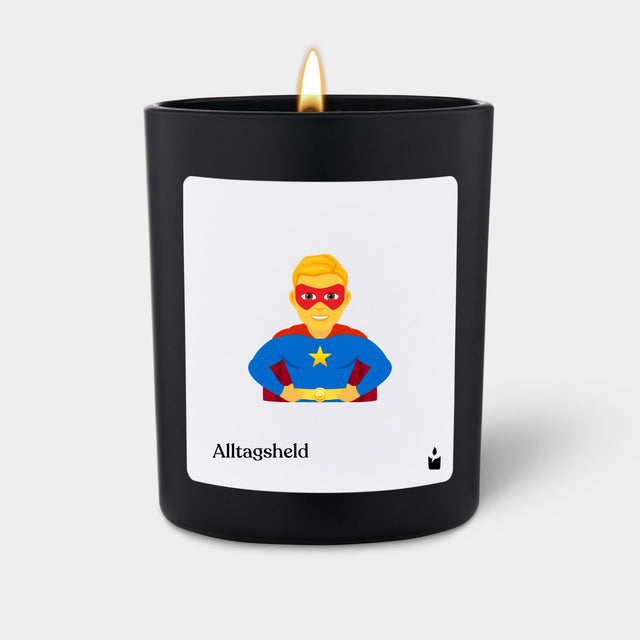 Duftkerze Schwarz Flowery Alltagsheld