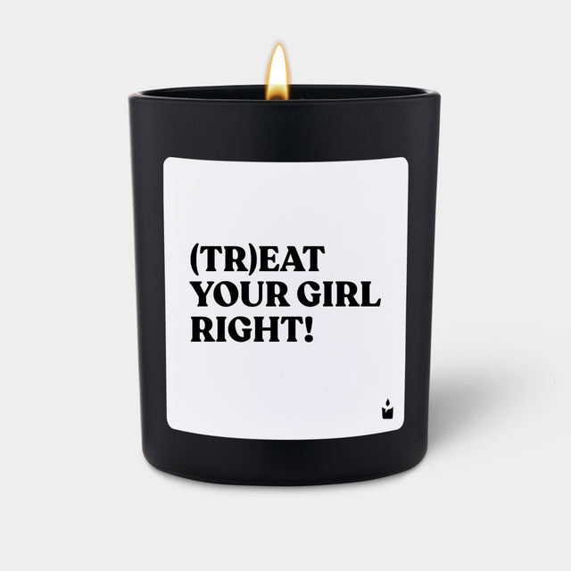 Duftkerze Schwarz Woody (Tr)Eat Your Girl Right!