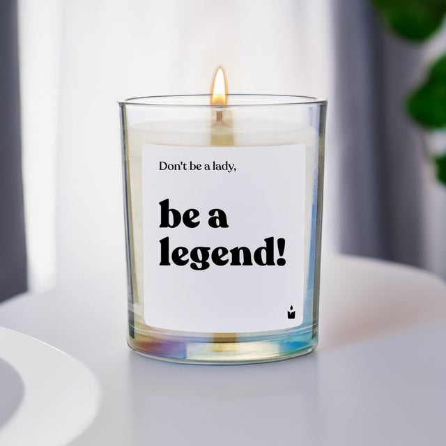 Duftkerze Rainbow Flowery be a legend!