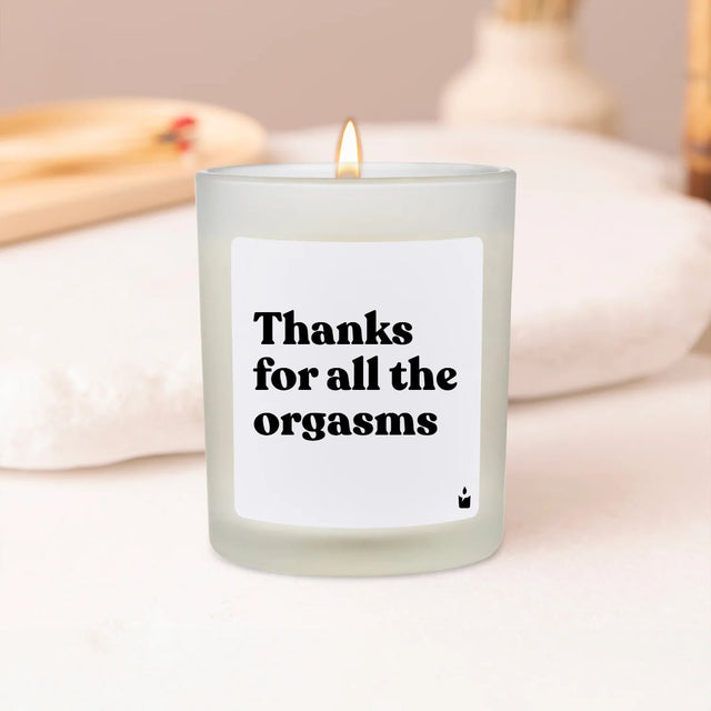 Duftkerze Flowery Thanks for all the orgasms