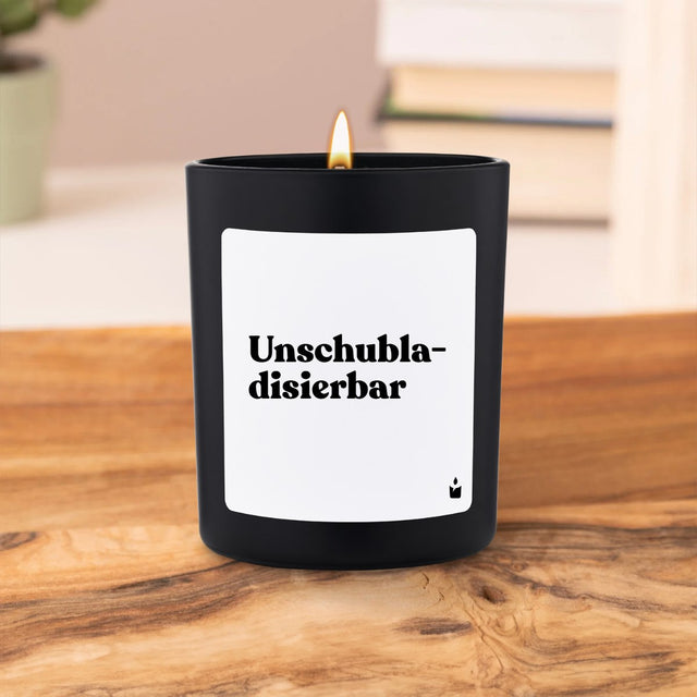 Duftkerze Schwarz Flowery Unschubladisierbar