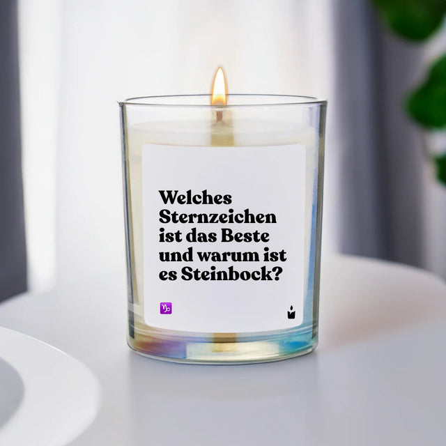 Duftkerze Rainbow Flowery Welches Sternzeichen ist das Beste und warum ist es Steinbock? von ChattyCandles