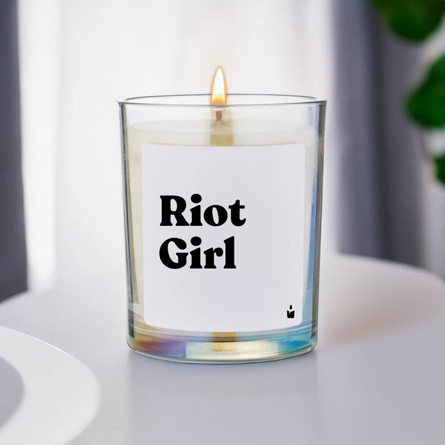 Duftkerze Rainbow Woody Riot Girl von ChattyCandles
