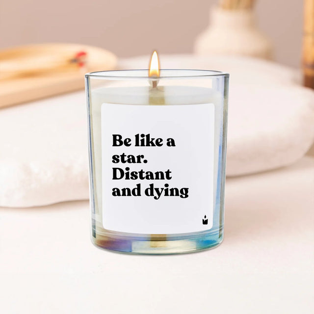 Duftkerze Rainbow Woody Be like a star. Distant and dying von ChattyCandles