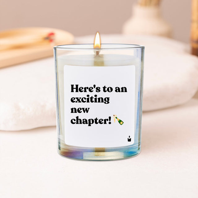 Duftkerze Rainbow Flowery Here's to an exciting new chapter!