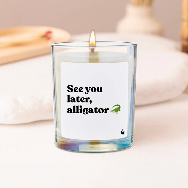 Duftkerze Flowery See you later, alligator