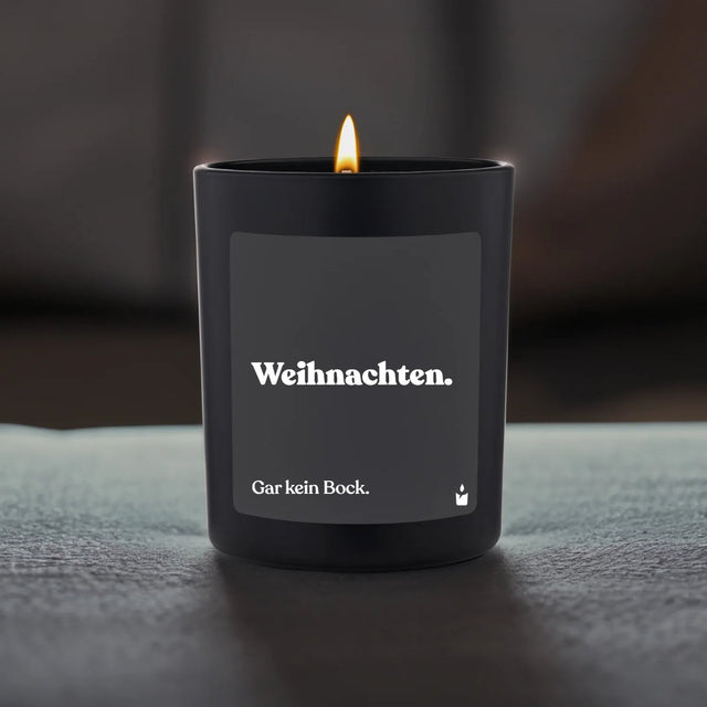 Duftkerze Flowery Weihnachten. Gar kein Bock.