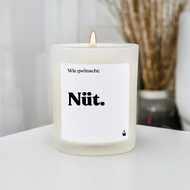 Duftkerze Flowery Wie gwünscht: Nüt.