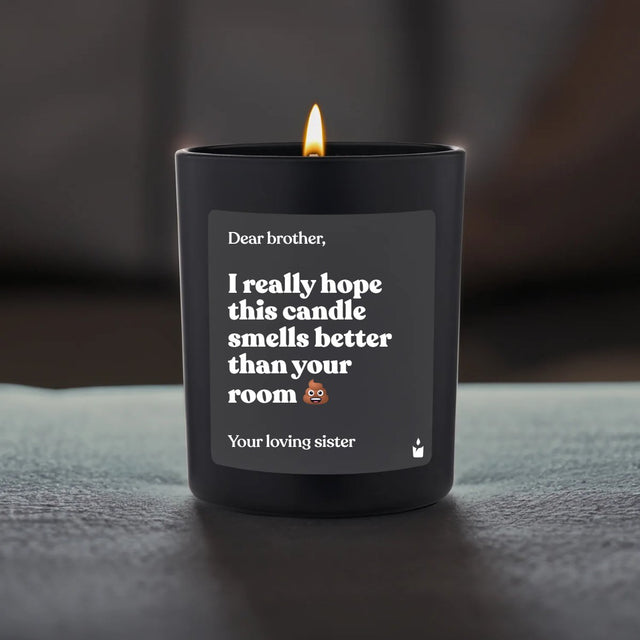 Duftkerze Flowery I really hope this candle smells better than your room