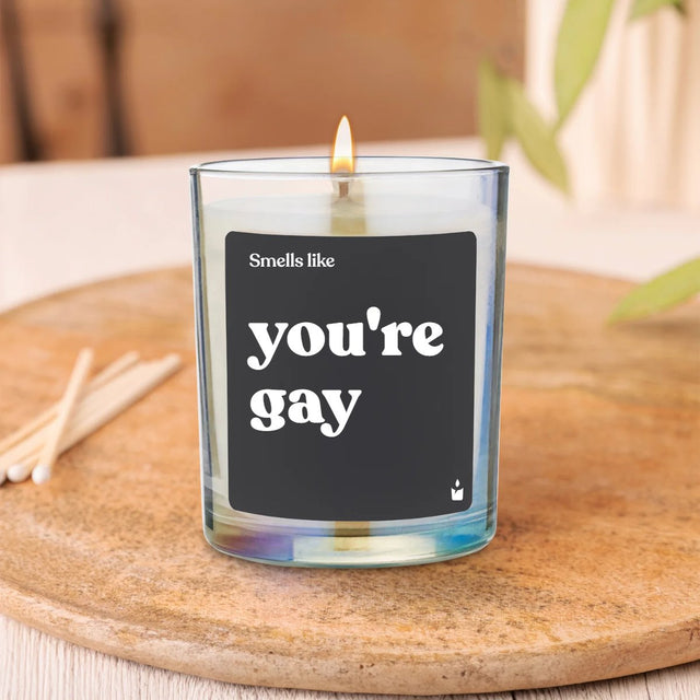 Duftkerze Rainbow Woody Smells like you're gay