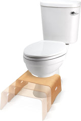Toilettenhocker Lackiertes Holz Natur