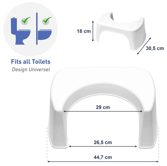 Toilettenhocker Beige