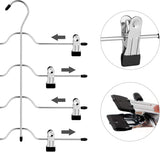 Hosenbügel Mehrfach-Rockbügel mit Clips 3er Set