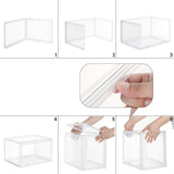 Schuhboxen Stapelbare Organizer Kunststoff Transparent