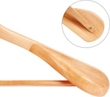 Anzugbügel Kleiderbügel Holz 6er Set Rutschfest