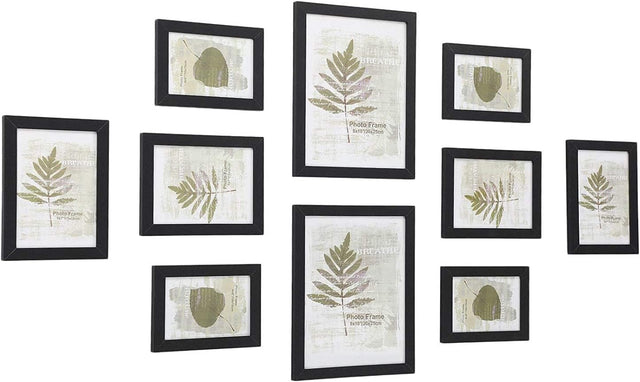 Bilderrahmen Set für Fotos, Schwarz