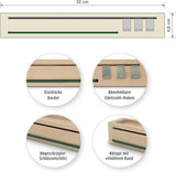 mon.key Schlüsselbrett und Brillenhalter green