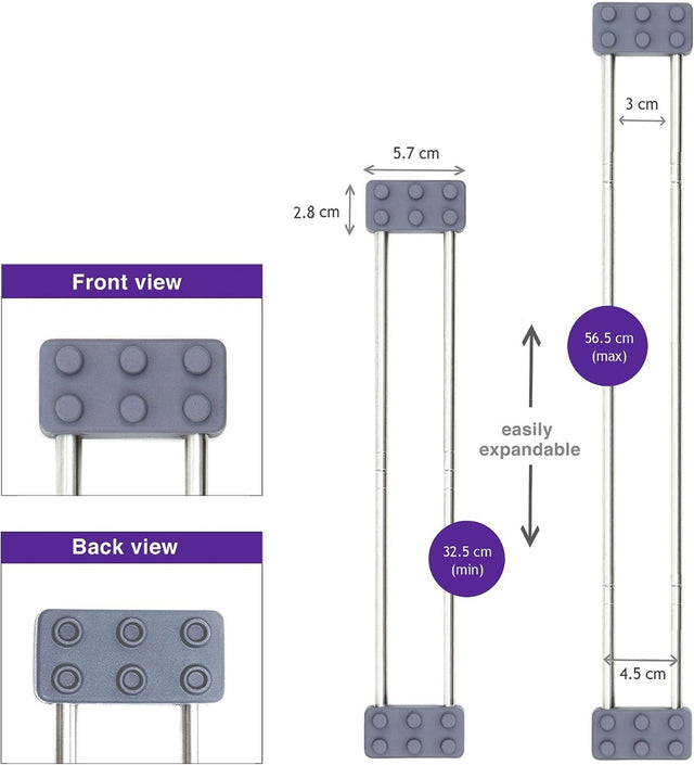 drip.line Spültuchhalter mit Nopen oben grau